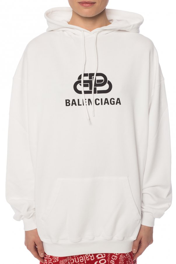 Grauer balenciaga online hoodie